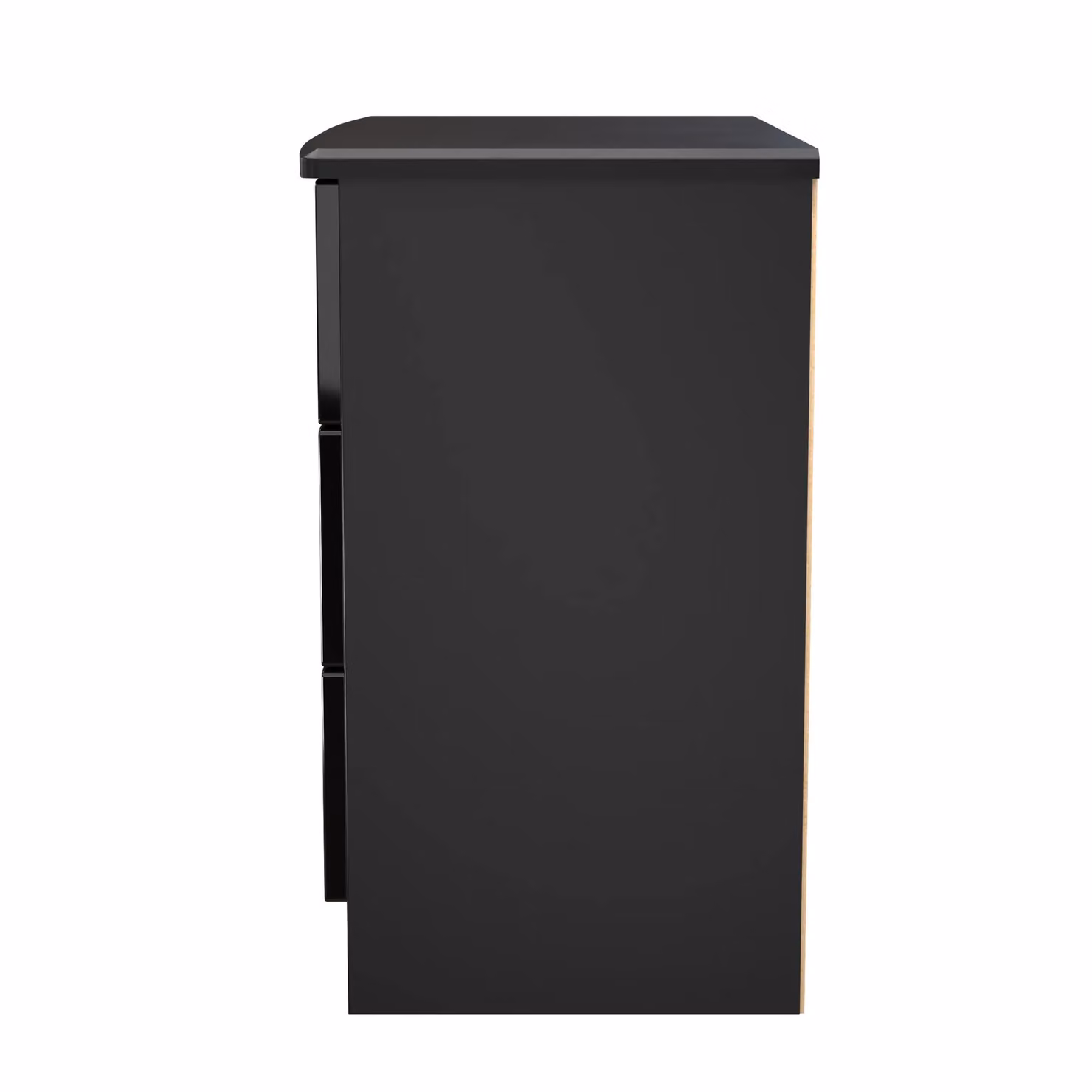 Ready Assembled 2 U Holborn 3 Drawer Chest in Black – 3
