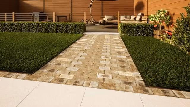 PBSL Group Multicolour Structured Ceramic Field Tile for Garden Floors, W/D/H: 21.0 x 5.0 x 5.0 cm