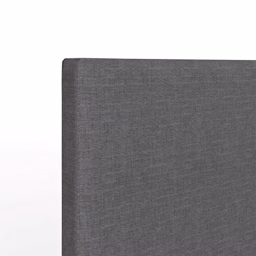 Home Source Classic Fabric Ottoman Storage Bed in Grey, W/D/H: 120 x 201 x 85 cm – 4