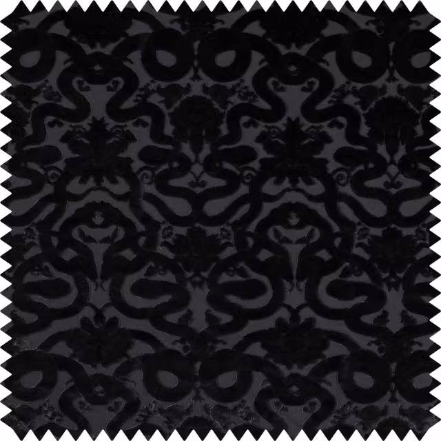 House of Hackney Anaconda Cut-Velvet in Black