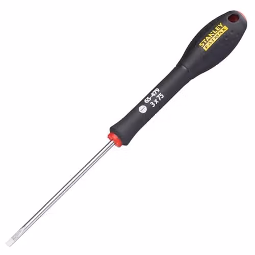 Stanley FatMax Flared Tip Manual Screwdriver, Black and Red – 1