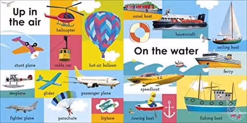 DK 100 First Things That Go Multicolour Board Book – 5