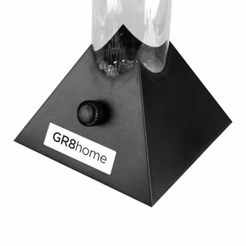 Gr8 Home Colour Changing LED Artificial Fish Floor Lamp, Black, H 90 cm x W 18 cm x D 18 cm