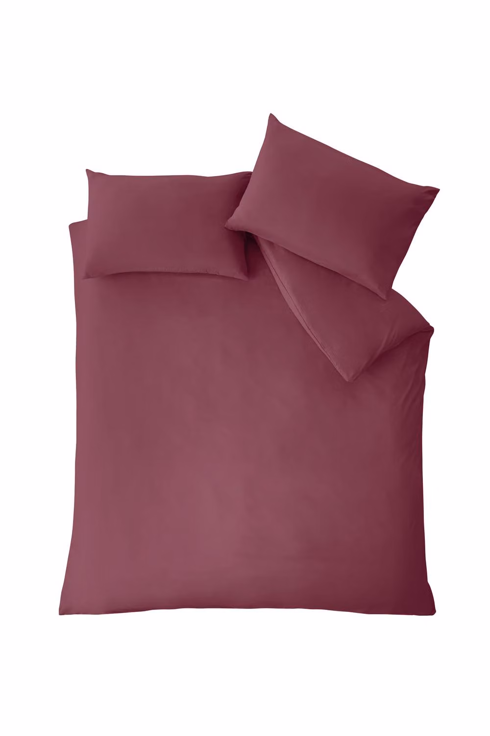 Catherine Lansfield So Soft Non Iron Microfibre Duvet Cover Set in Red, Size: 200 x 200 cm – 2