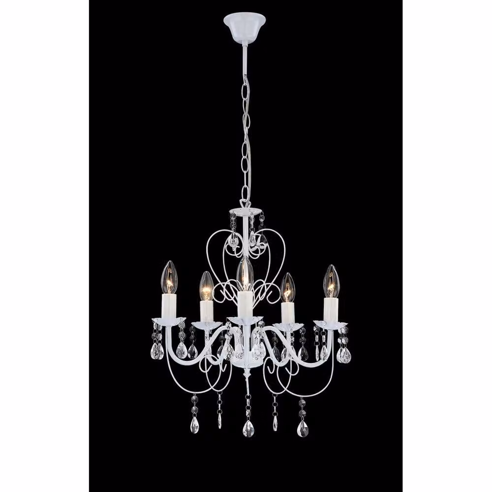 Globo Lighting Pinja Sphere Pendant Light in White and Transparent – 6