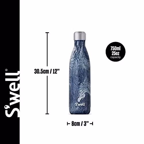 S'well Stainless Steel Vacuum Insulated Reusable Water Bottle, 750ml, Blue – 2