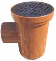 PBSL Group Brown Circular Grid Drainage Bottle Gully, 110mm