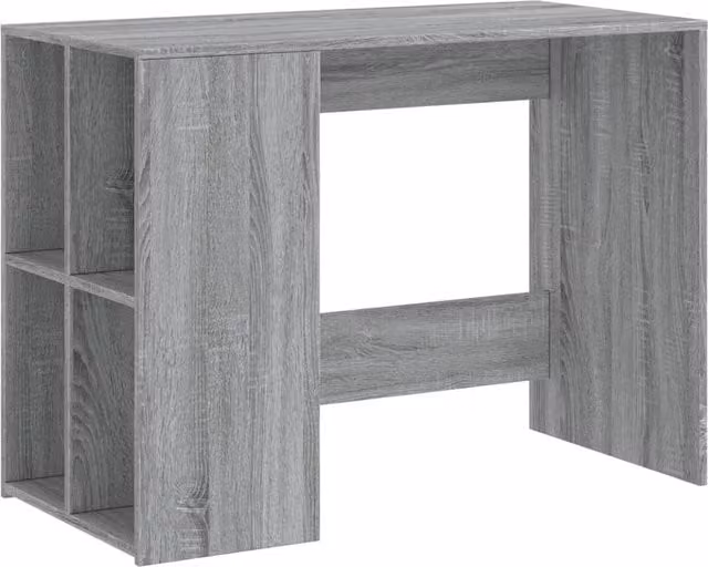 Berkfield Home Grey Sonoma Writing Desk in Engineered Wood W/D/H: 102 x 50 x 75 cm
