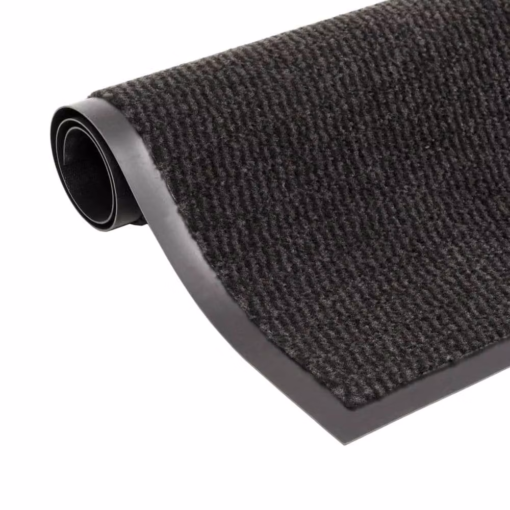 Berkfield Home Rectangular Tufted Dust Control Mat, Black, W: 90 cm, L: 150 cm – 1