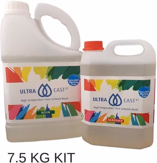 Eli-Chem UltraCast XT Epoxy Casting Resin, Transparent, 7.5kg