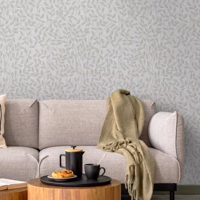 Superfresco Willow Leaf Botanical Green Floral Wallpaper Roll