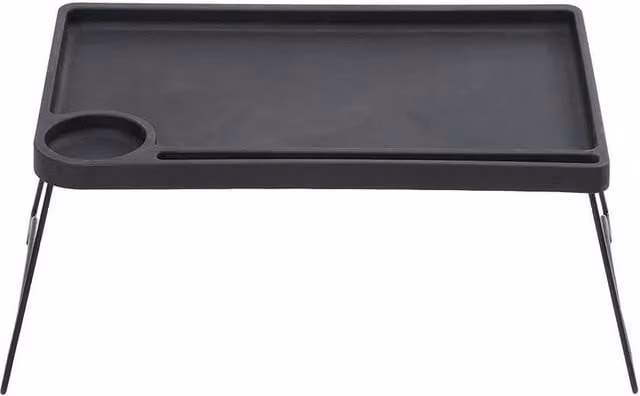 KORVIXA Black Folding Laptop Bed Table and Sofa Lap Desk Tray