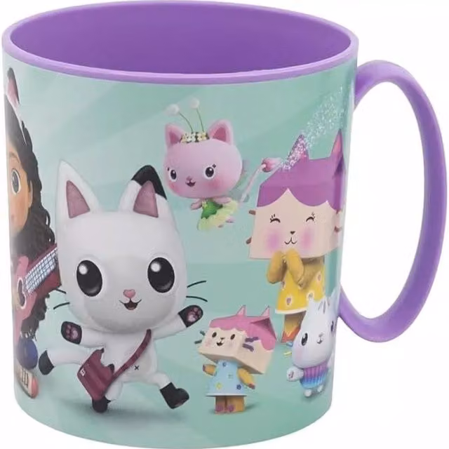 Gabby Dollhouse Licenced Micro Mini Mug, 265 ml, Multicolour and Purple
