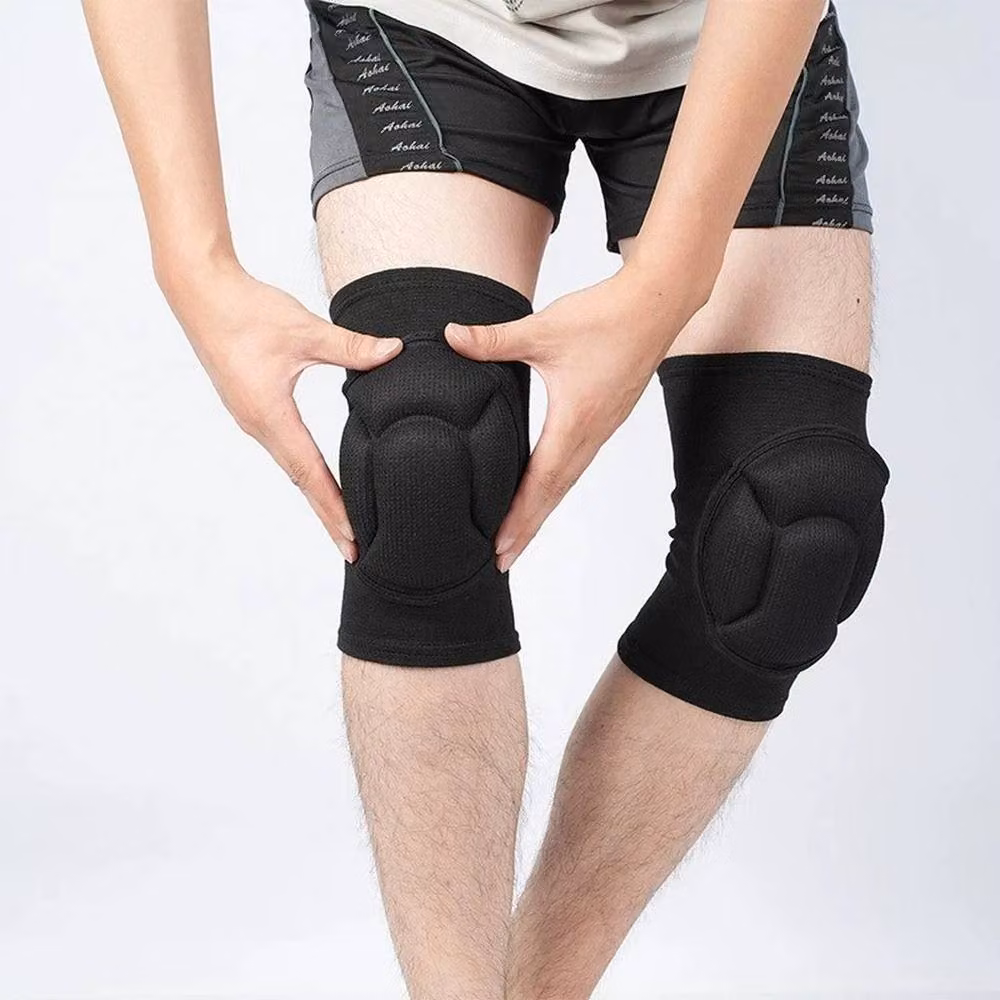NESTLUNE Pro Knee Pads for Construction Comfort, 2 Pairs, Black, Size 10 – 4