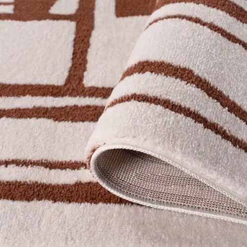 THE RUGS Loft Collection Modern Textured Soft Pile Living Room Rug in Abstract Terra, W: 120 cm, L: 170 cm – 5