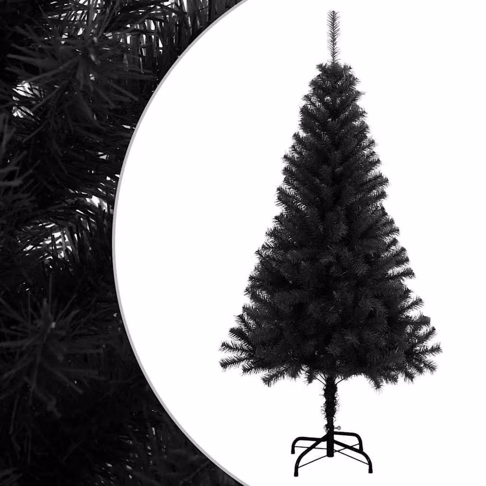 Berkfield Home Artificial Christmas Tree in Black, 150 cm – 2