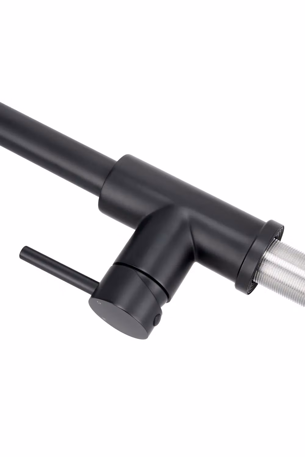 Living and Home Matt Black Sensor Kitchen Tap with Pull-Out Spout – 8