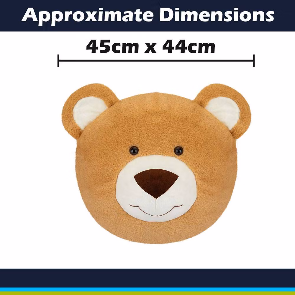VFM e-Store Brown Plush Teddy Bear Wall Decoration, W: 45 cm, H: 44 cm – 2