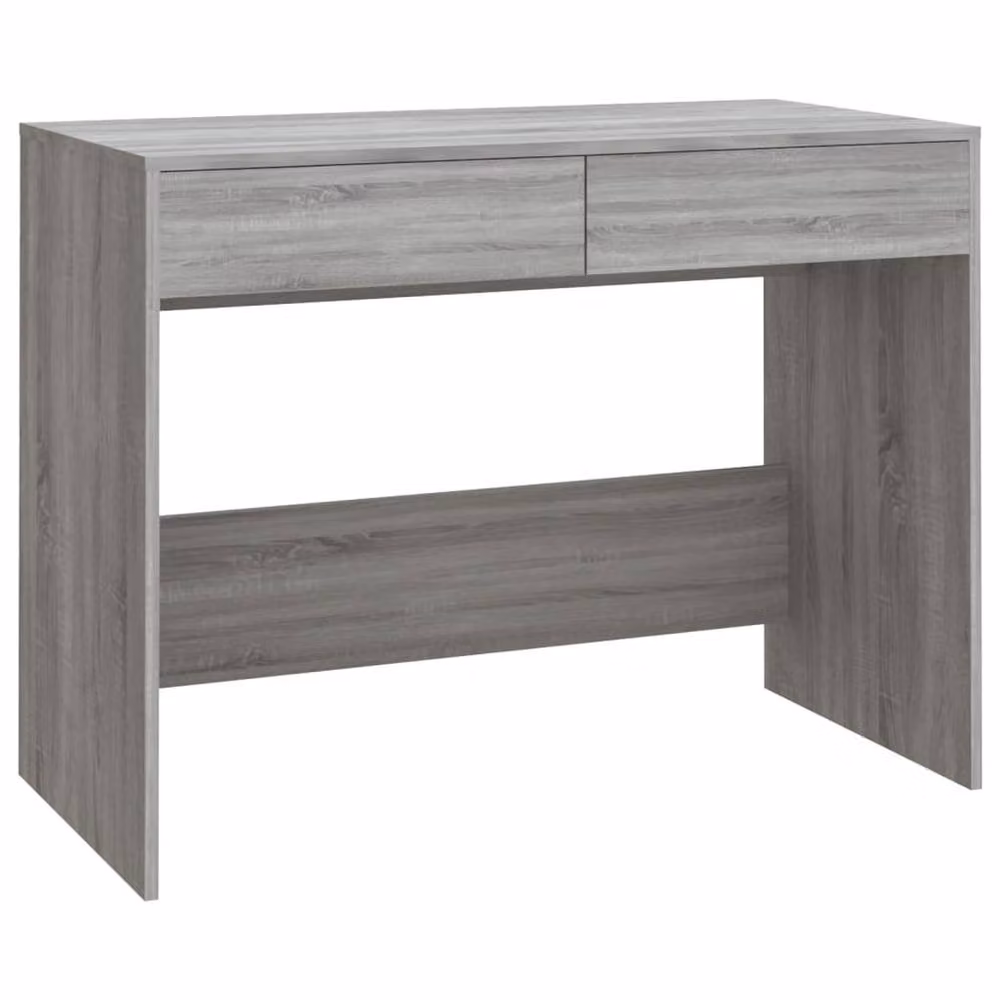 Berkfield Home Sturdy Writing Desk in Grey Sonoma, W/D/H: 101 x 50 x 76.5 cm – 2