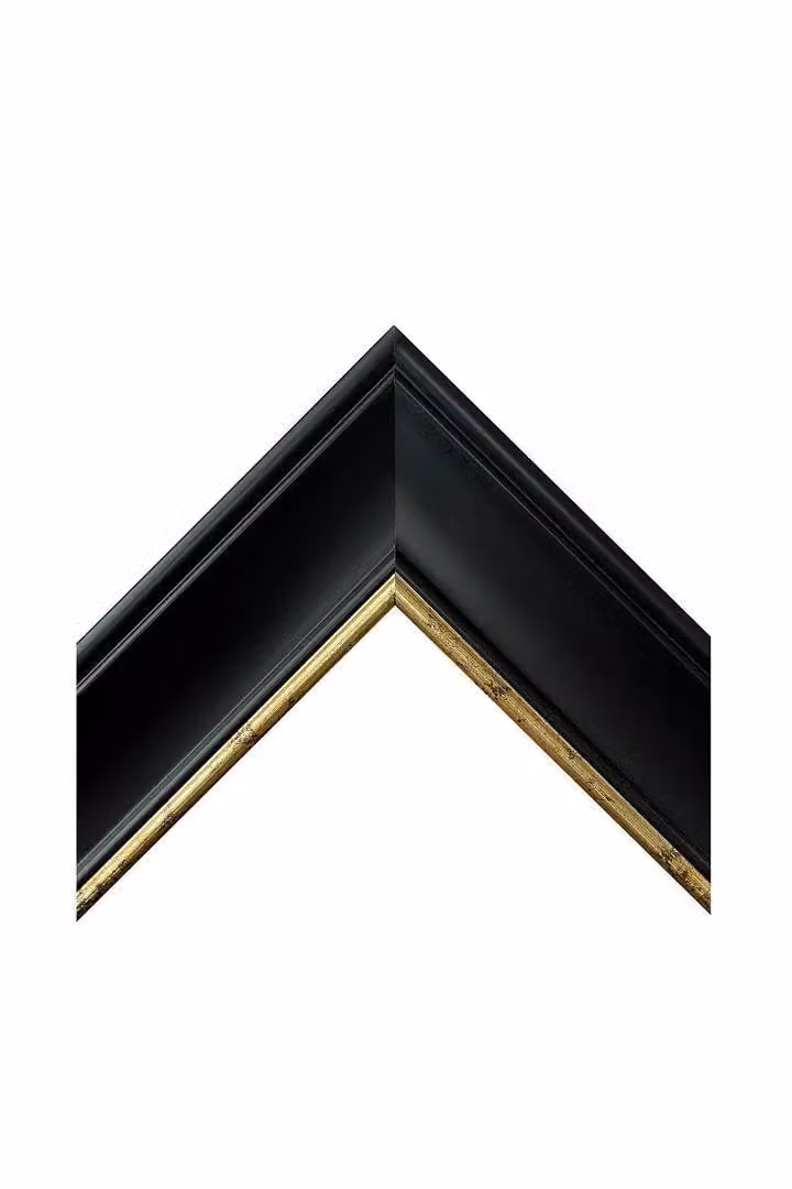 Frames by Post Scandi Single Rectangular Photo Frame in Black, 20.32 x 20.32 x 2.0 cm – 2