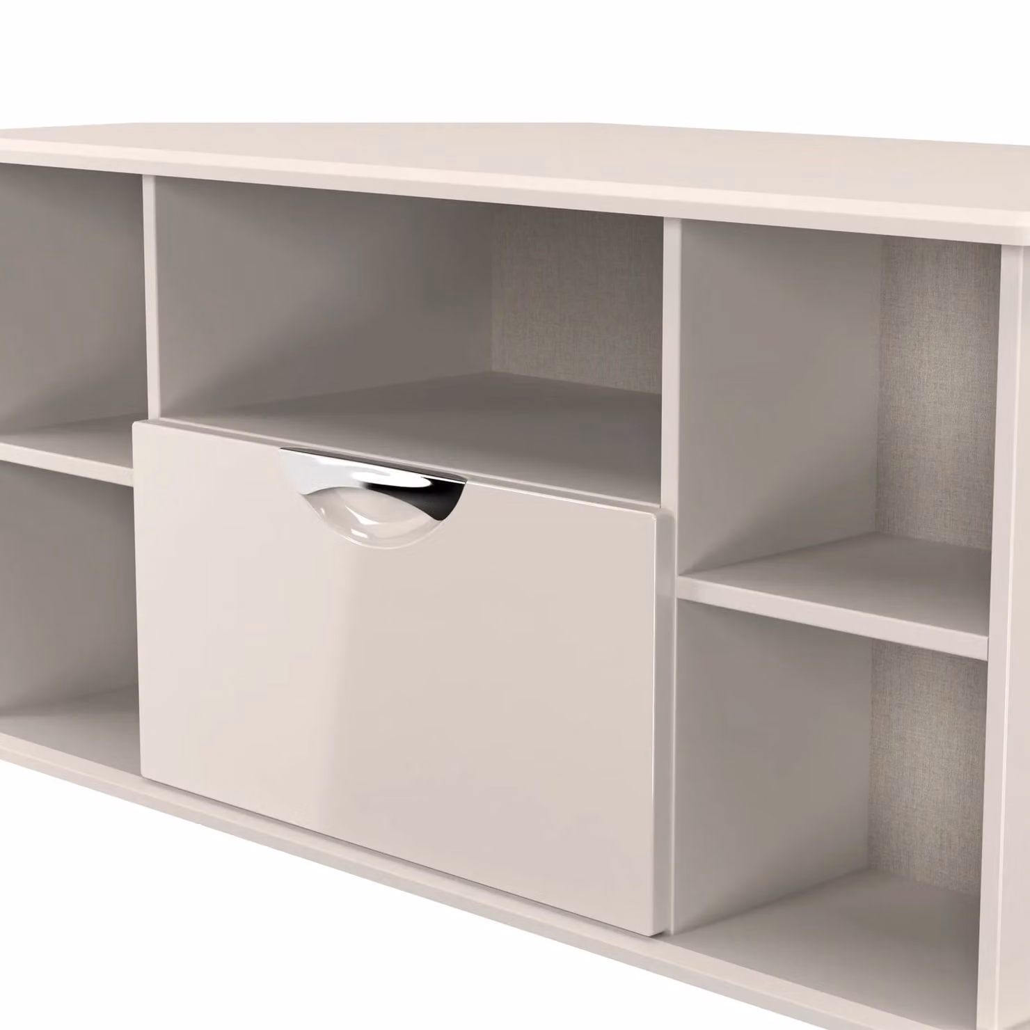 2 U Holborn Ready Assembled Corner TV Unit in Taupe/Beige – 3