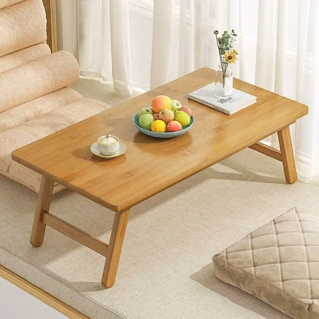 SPETLEK Bamboo Folding Tatami Coffee Table in Brown