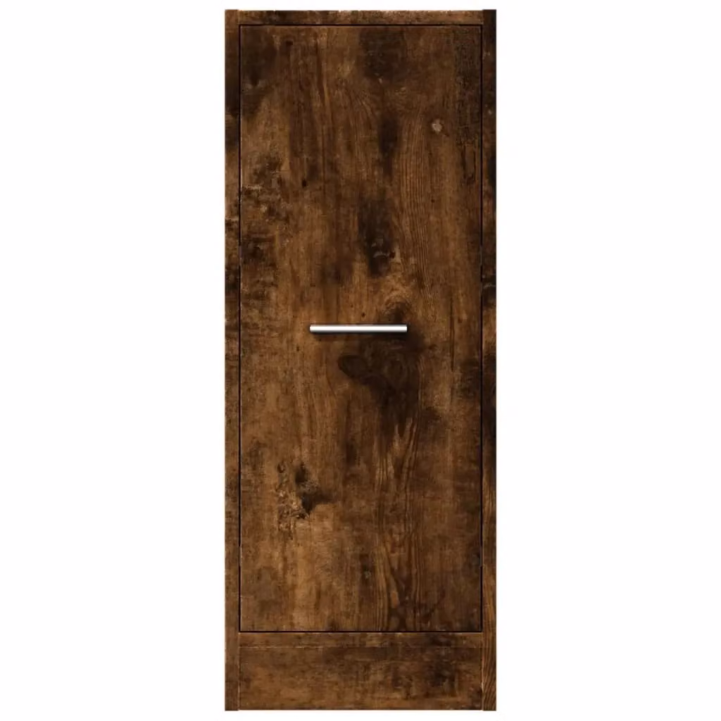 Berkfield Home Apothecary Cabinet in Smoked Oak Brown, W/D/H: 30 x 41 x 77.5 cm – 4