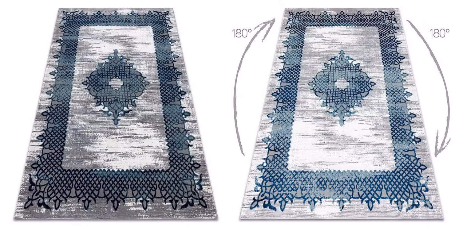 RugsX Core Oriental Rug in Blue, W: 160 cm, L: 220 cm – 2
