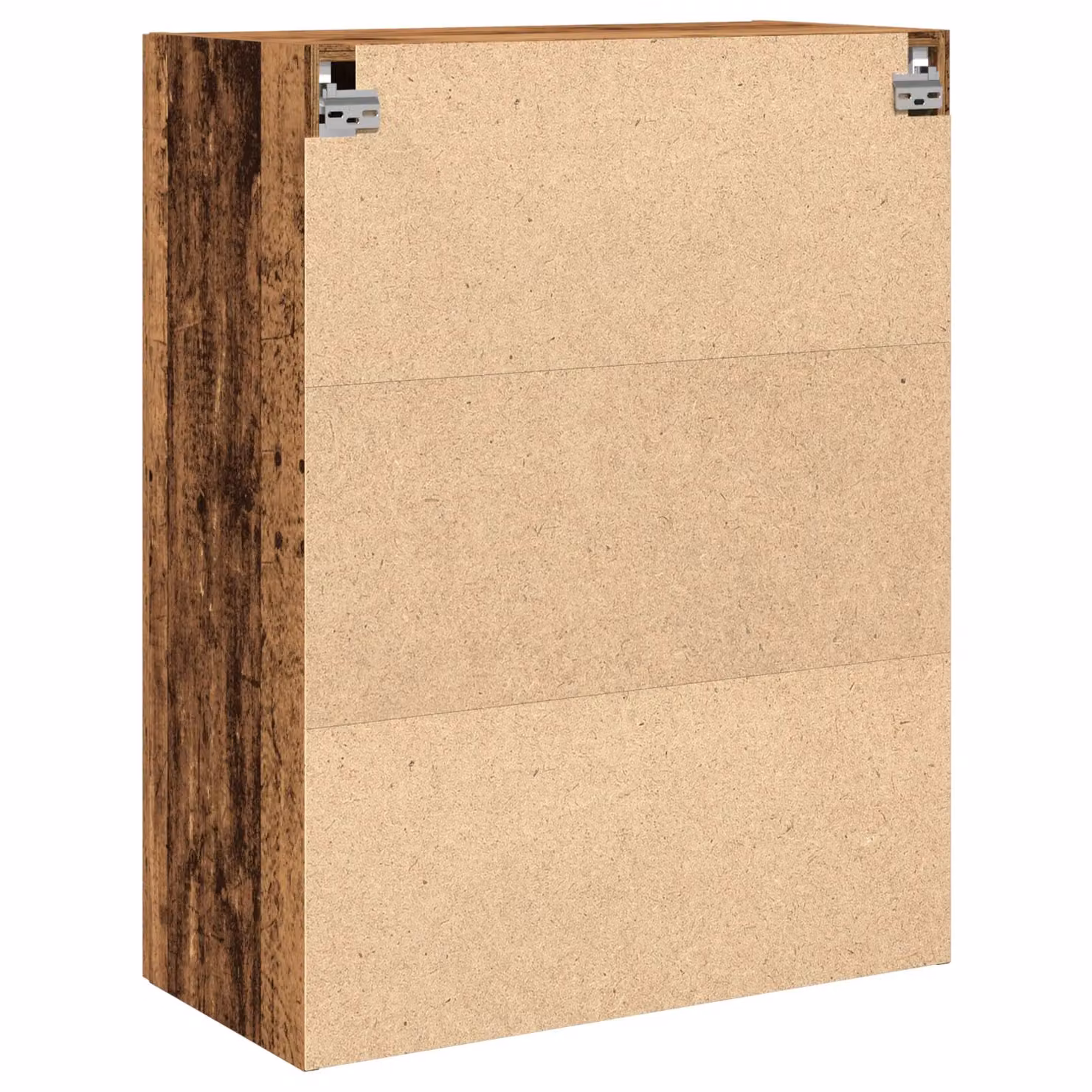 Berkfield Home Wall-Mounted Rustic Wood Cabinet with Glass Doors in Brown, W/D/H: 69.5 x 34 x 90 cm – 4