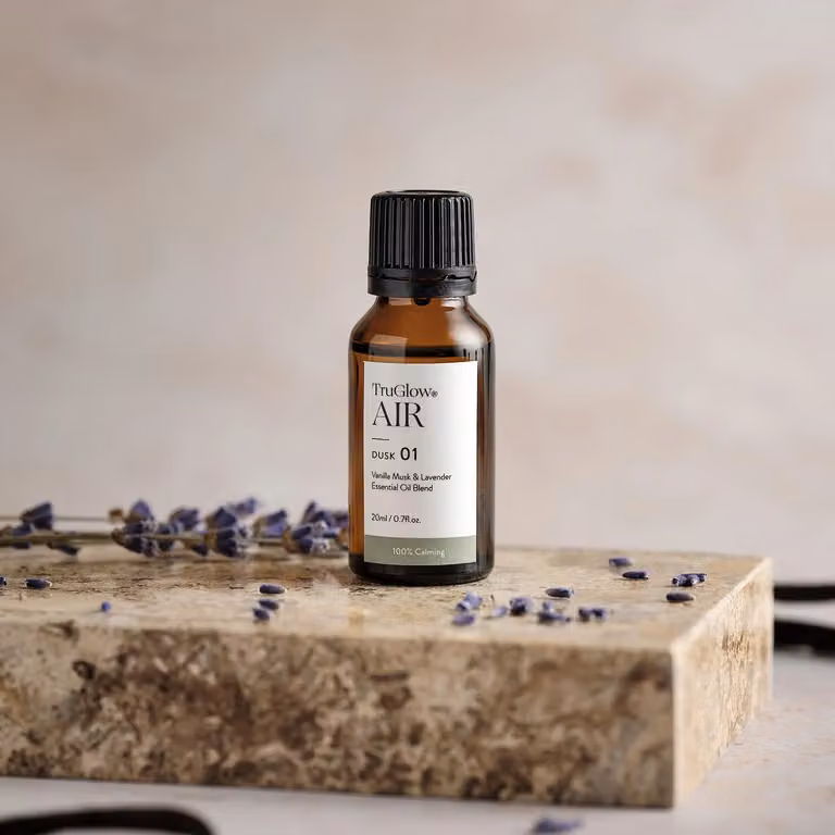 Dome of Harrogate Dusk 01 Vanilla Musk and Lavender TruGlow AIR Diffuser Oil in Brown