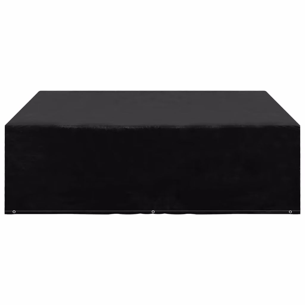 Berkfield Garden Furniture Cover with 8 Eyelets, Black, W/D/H: 200 x 200 x 70 cm – 2