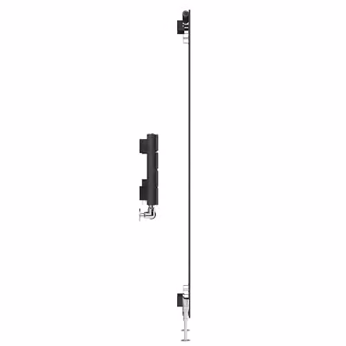 Terma Steel Wall Mounted Radiator in Anthracite Grey, H: 180 cm, W: 29.2 cm – 2