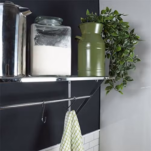 St Helens Home and Garden Vintage Metal Milk Churn Planter Pot, Green, Height: 19 cm – 3