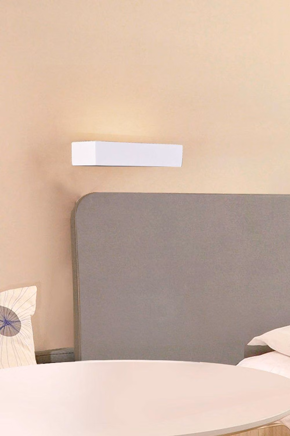Harper Living White Ceramic Rectangular Wall Uplighter G9 – 3