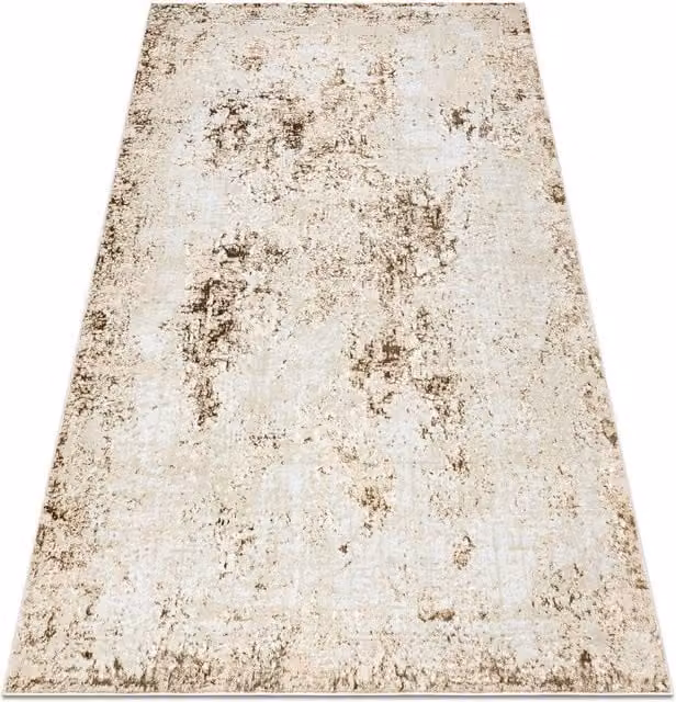 RugsX Allure Geometric Modern Rug in Yellow and Beige, W: 280 cm, D: 370 cm