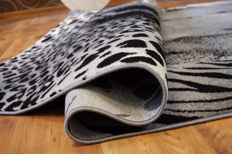 RugsX Flash Animal Print Modern Grey Rug, W: 160 cm, D: 225 cm – 5