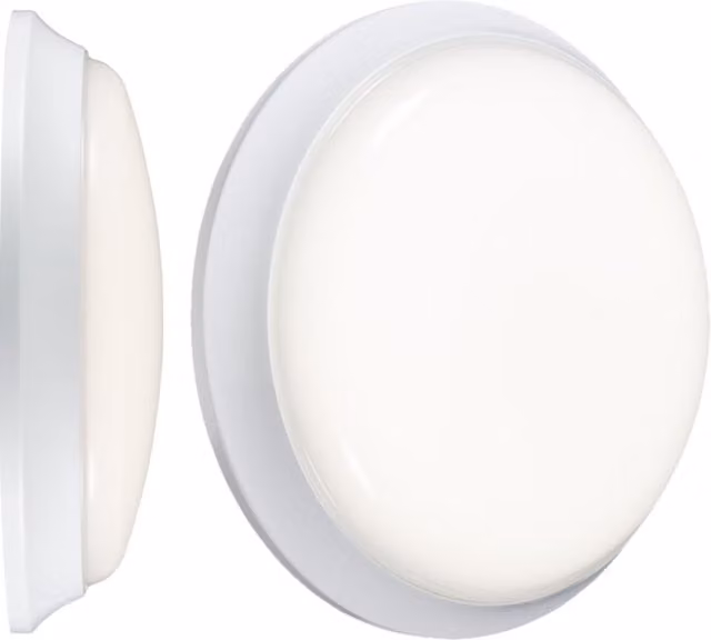 Netlighting Knightsbridge 22W LED Bulkhead with Motion Sensor, IP54 Rated, 4000K Cool White, White