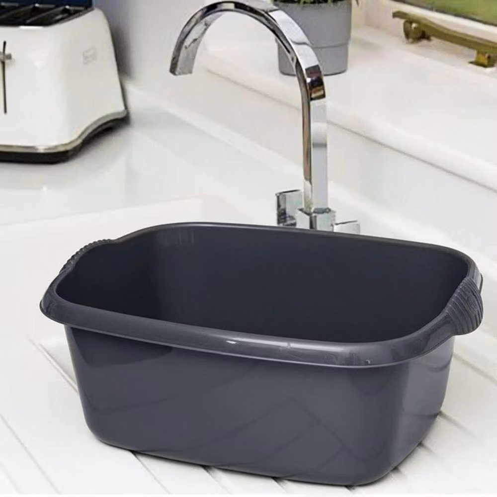 FLAVORA Black Large Rectangular Heavy Duty Washing Bowl – 2