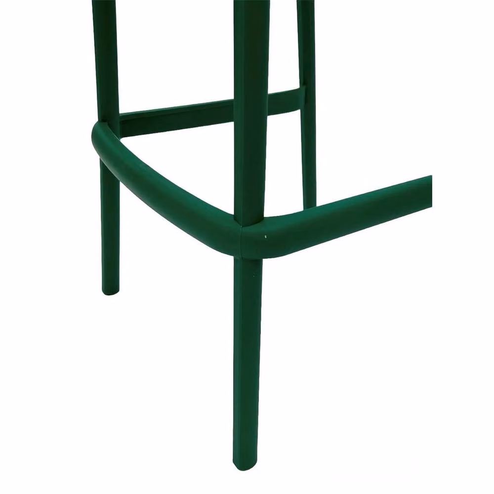 Kelvenix Green Plastic Bar Stools with Matt Finish – 2