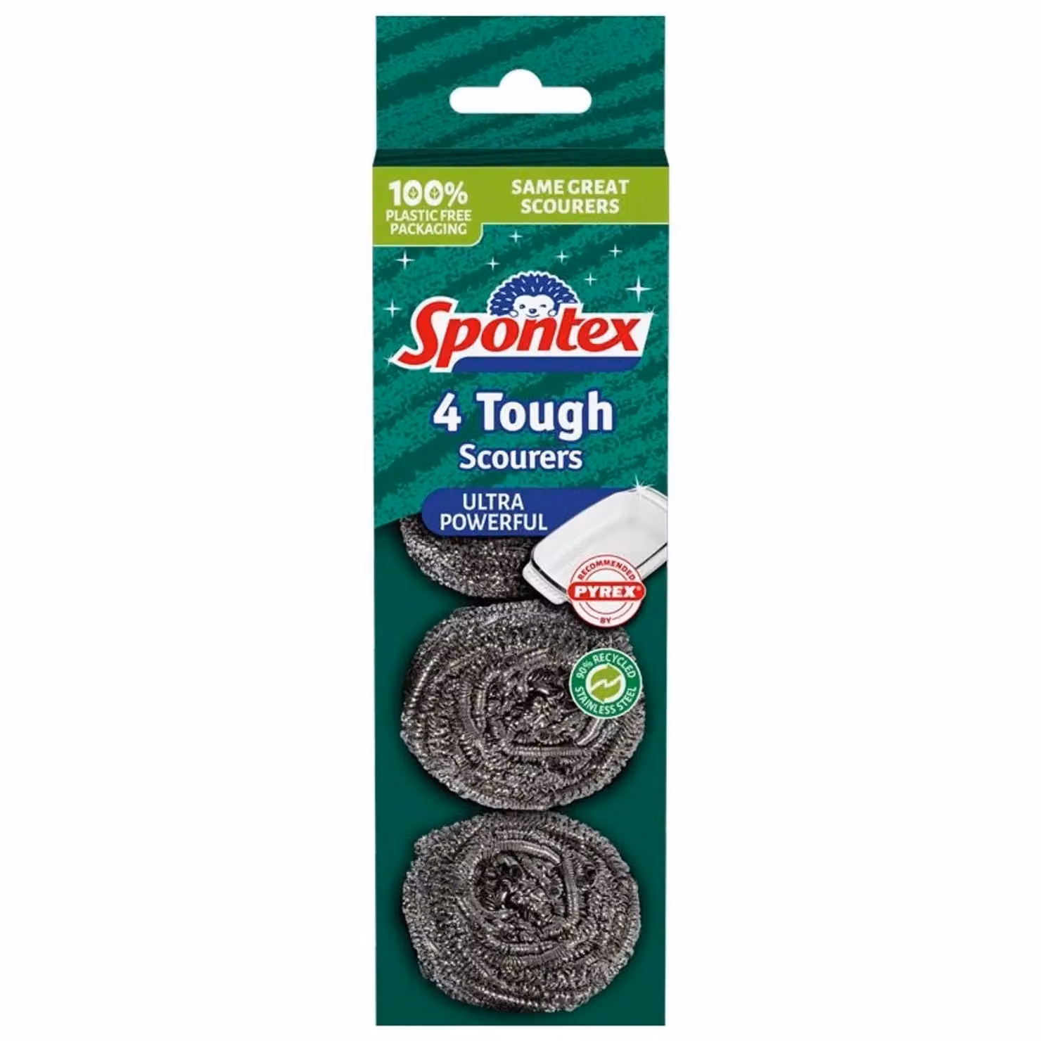 Spontex Tough Scourer Multicolour 4 Pack – 2