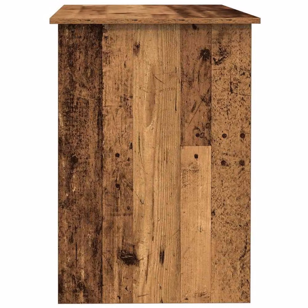 Berkfield Home Computer Desk in Brown Old Wood, W/D/H: 100 x 55 x 75 cm – 5