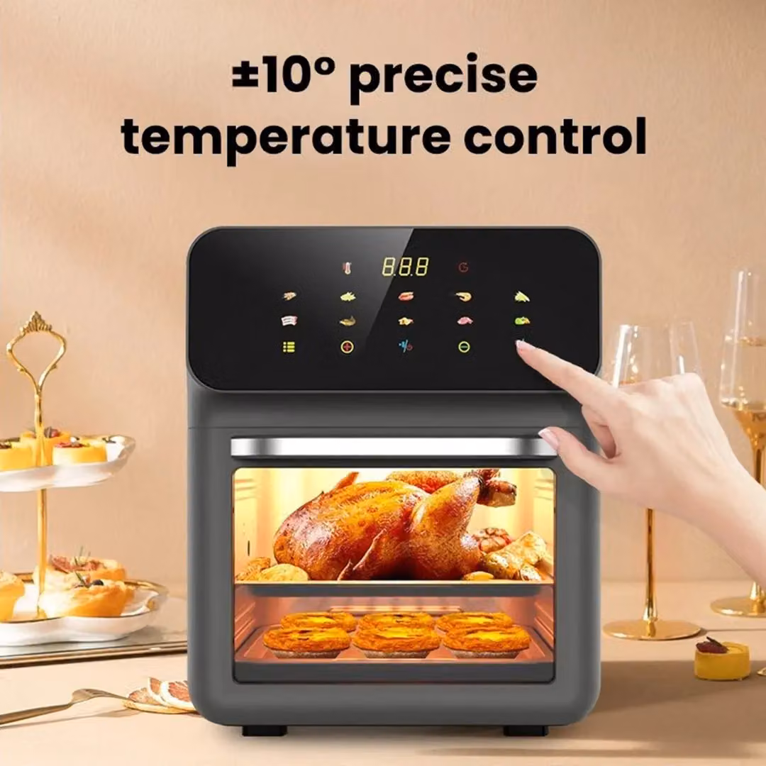 SPETLEK Digital Air Fryer Kitchen Oven in Black with Digital Display and Timer – 6
