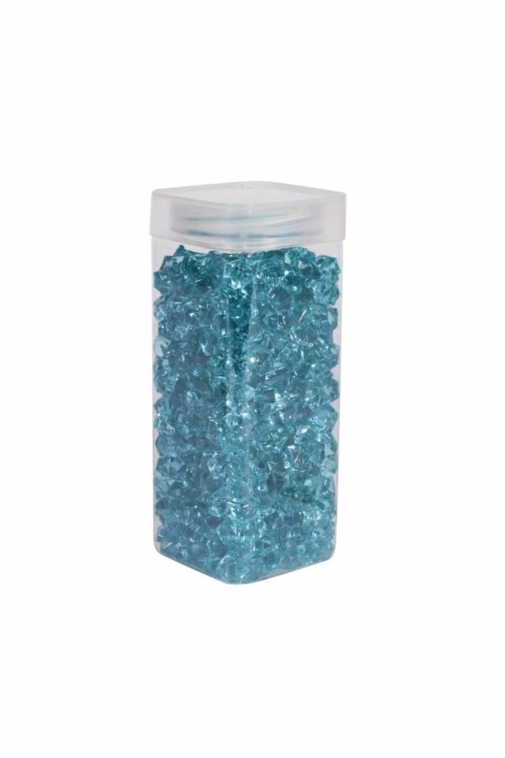 KDMD Turquoise Acrylic Stone Granulate in Square Jars, 320g per Jar, 2 Pack – 2