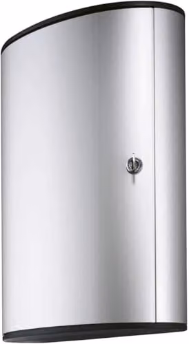 Durable Aluminium Key Safe Box 72 Silver Wall Mounted Turn Lock Key Holder Cabinet with 6 Key Clip Tags – 3