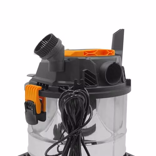 Gr8 Home 1200W Wet and Dry Bagless Vacuum Cleaner and Blower with 25 Litre Stainless Steel Tank in Silver – 3