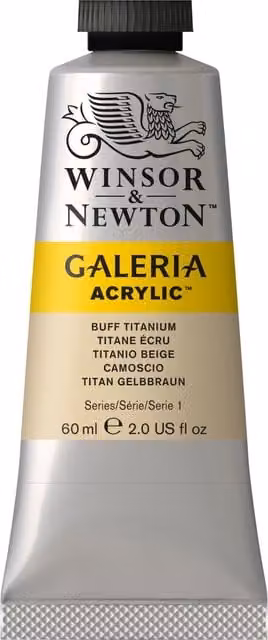 Winsor & Newton Galeria Acrylic Paint, Buff Titanium, 15 ml – 1