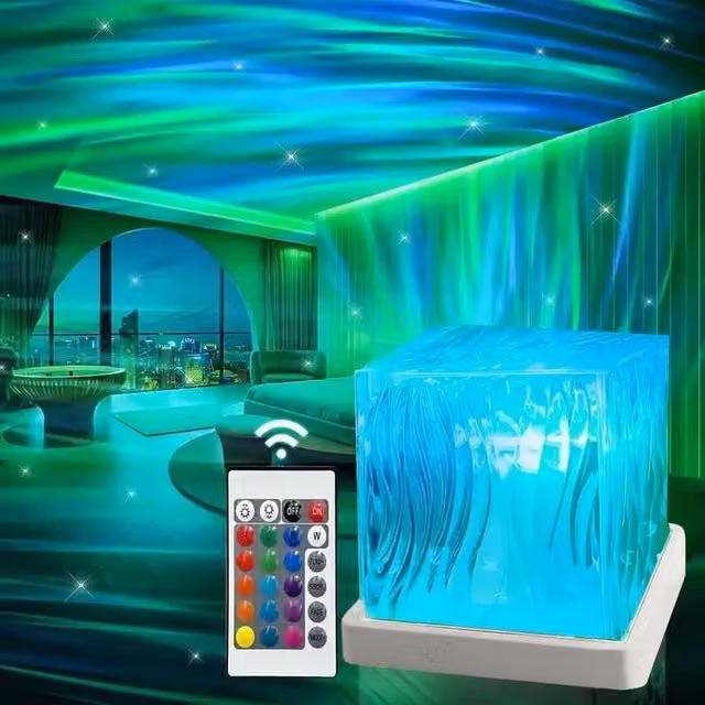 NESTLUNE Galaxy Projector Light Multicolour Bedroom Table Lamp