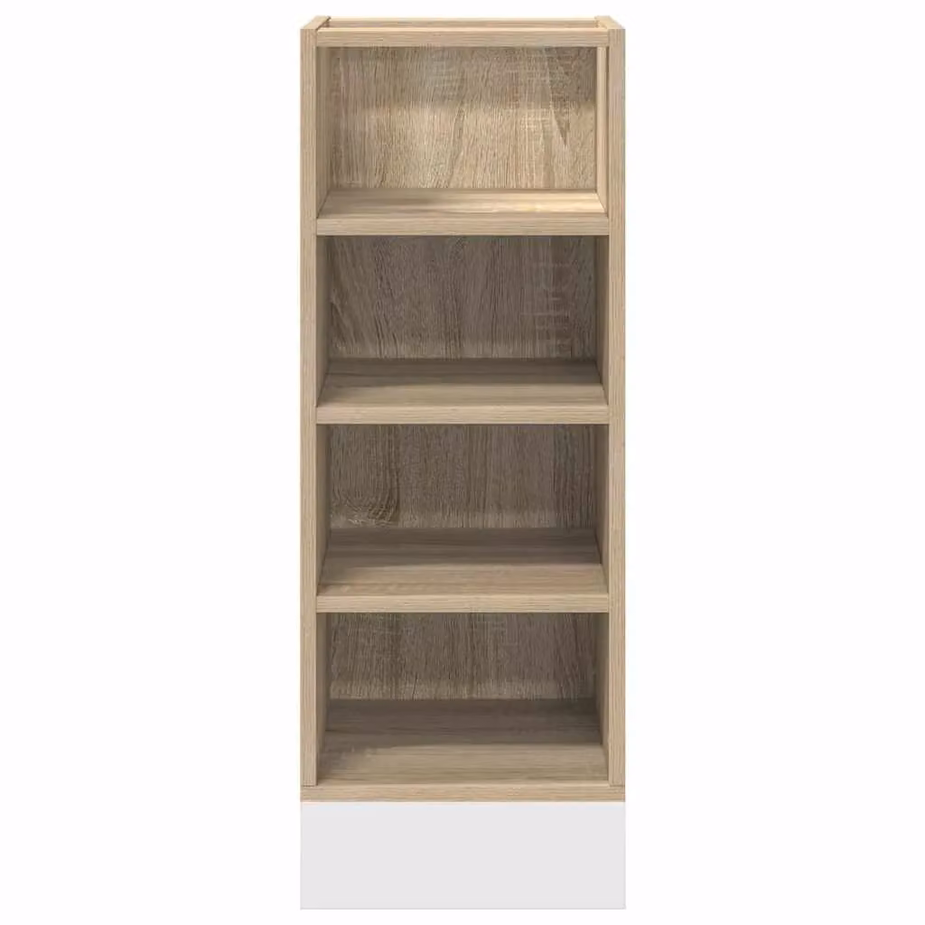 Berkfield Home Sonoma Oak Kitchen Base Unit in Brown, W/D/H: 44.5 x 30 x 81.5 cm – 2