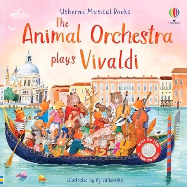 Sam Taplin The Animal Orchestra Plays Vivaldi Multicolour Board Book