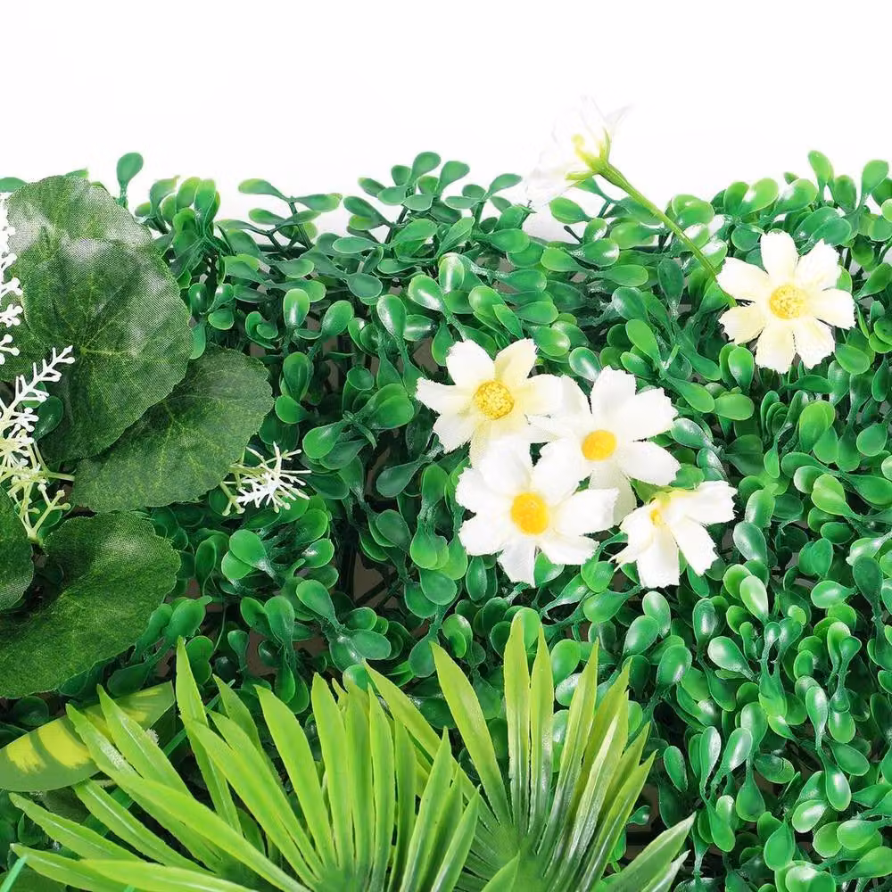 SPETLEK Artificial Plant Wall Mat Greenery Fence, Green, W: 60 cm, H: 40 cm – 4